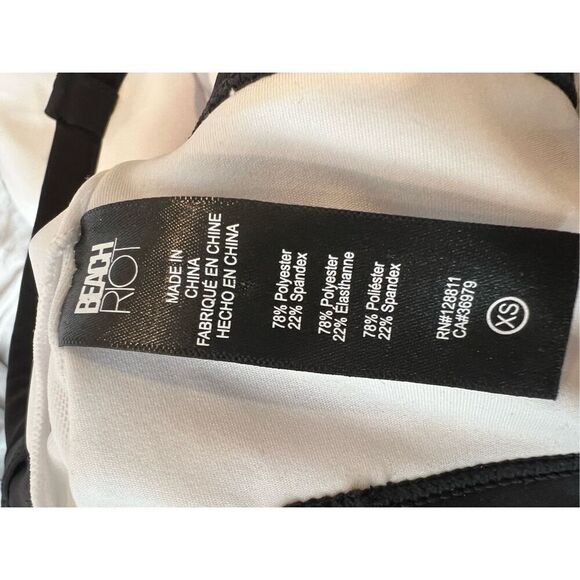 Beach Riot Women's White Black Active Mini Dress Size XS NWOT - Picture 8 of 9